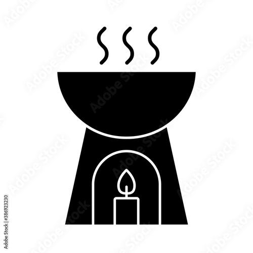 aromatherapy cauldron silhouette style icon