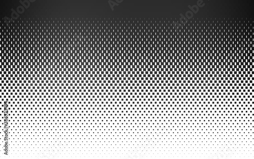 Light Black vector pattern in square style.