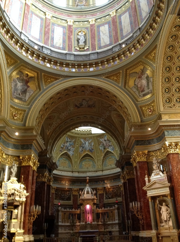 interior of the cathedral of st peter