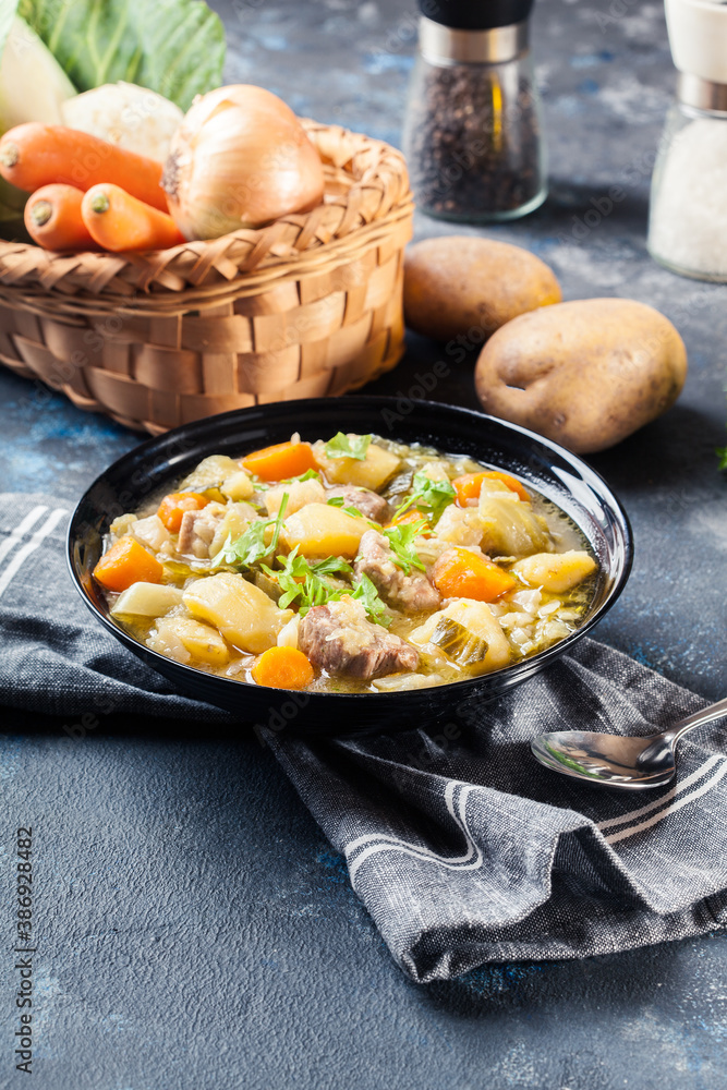 Pichelsteiner, German stew that contains meat Pichelsteiner, German stew that contains meat