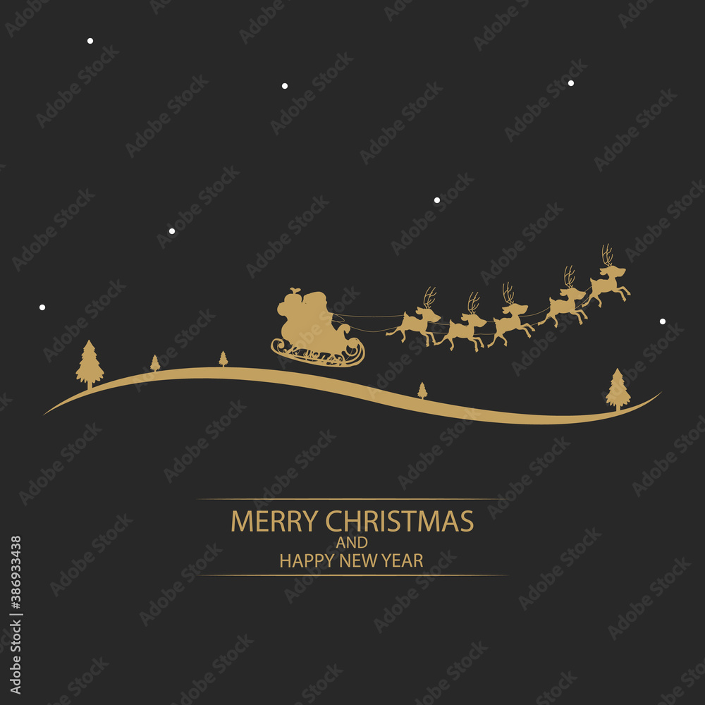 Sketch of flying santa in christmas, vector art illustration. Sketch of flying santa in christmas, vector art illustration.