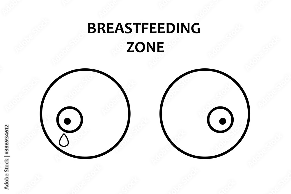 A woman's breast with a milk drop hand drawn . Lactating and nursing concept sketch illustration on white background. Breastfeeding zone A woman's breast with a milk drop hand drawn . Lactating and nursing concept sketch illustration on white background. Breastfeeding zone