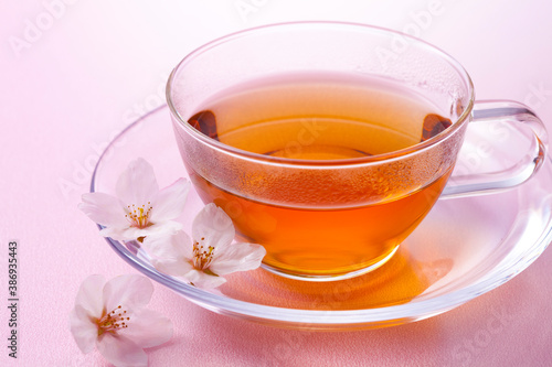 桜と紅茶