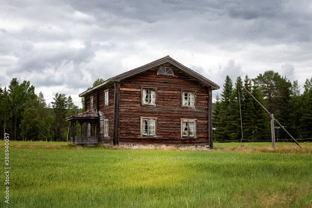 Altes Bauernhaus im Norden von Schweden