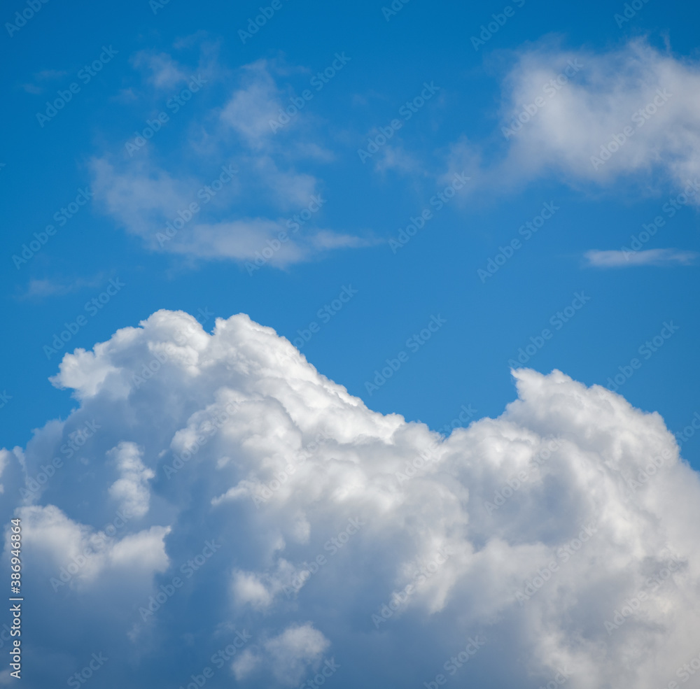 Beautiful blue sky with clouds. Natural background. Beautiful blue sky with clouds. Natural background.