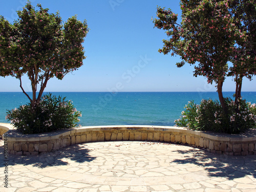 Bellissimo panorama vicino alla spiaggia