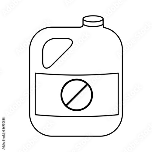 gallon of gardening product line style icon