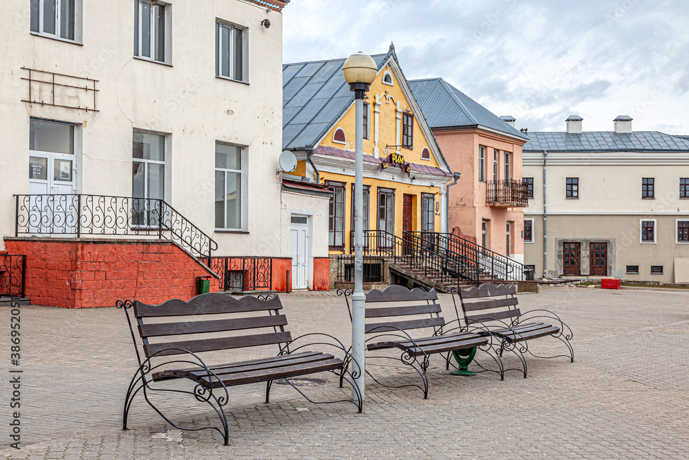 Republic of Belarus. The city of Navahrudak. Urban landscape