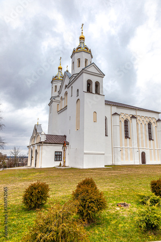 Republic of Belarus. The city of Navahgrudok. Borisoglebskaya church photo