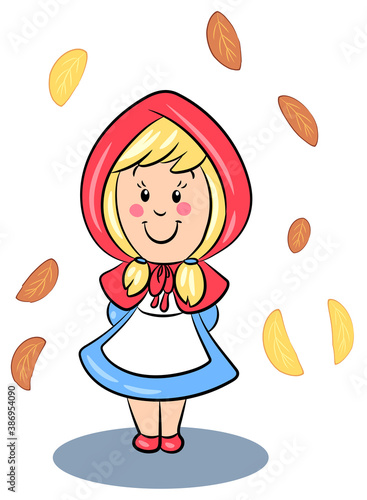 Rotkäppchen - Vektor-Illustration