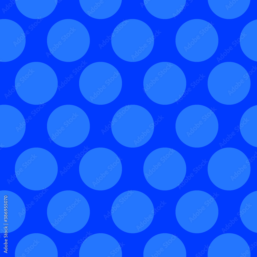 Dark blue vector background with light blue circles for textile, paper, all prints.