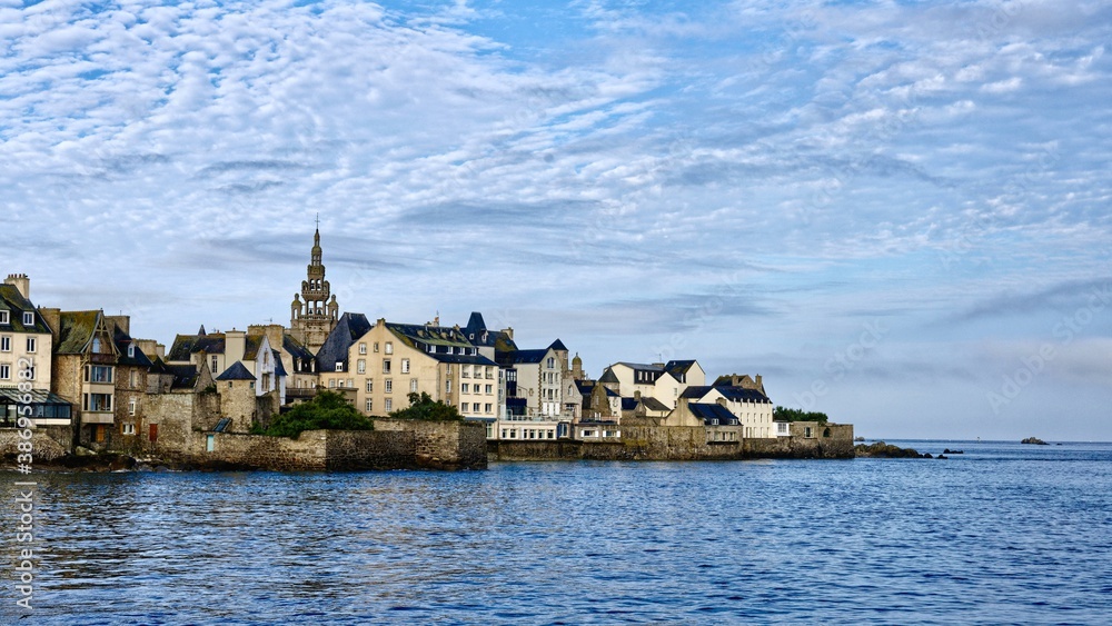 Ville de Roscoff, Finistère, Bretagne, France