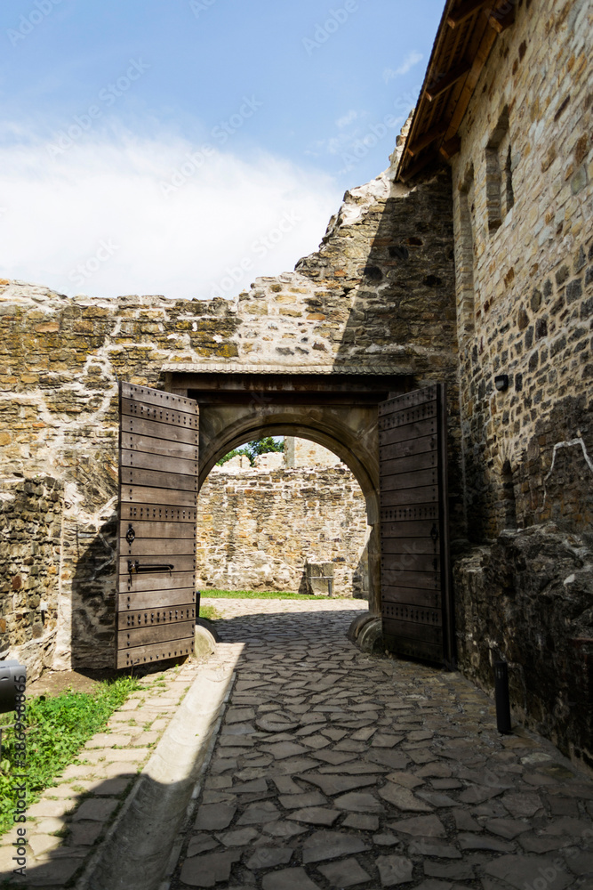 Fortress of Suceava. The Citadel of Suceava. Romania