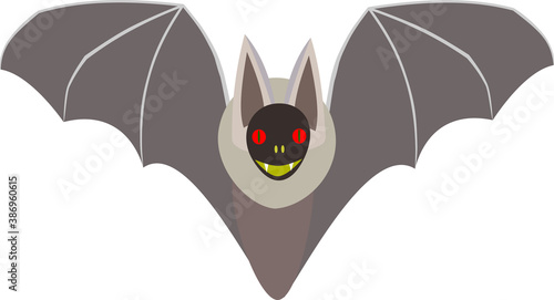 for halloween bat flying