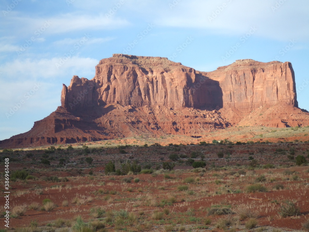 Monument Valley in the Arizona/Utah desert. USA. Spectacular red and orange rock formations. Monument Valley in the Arizona/Utah desert. USA. Spectacular red and orange rock formations.