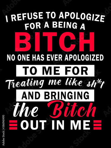bitch shit t shirt design