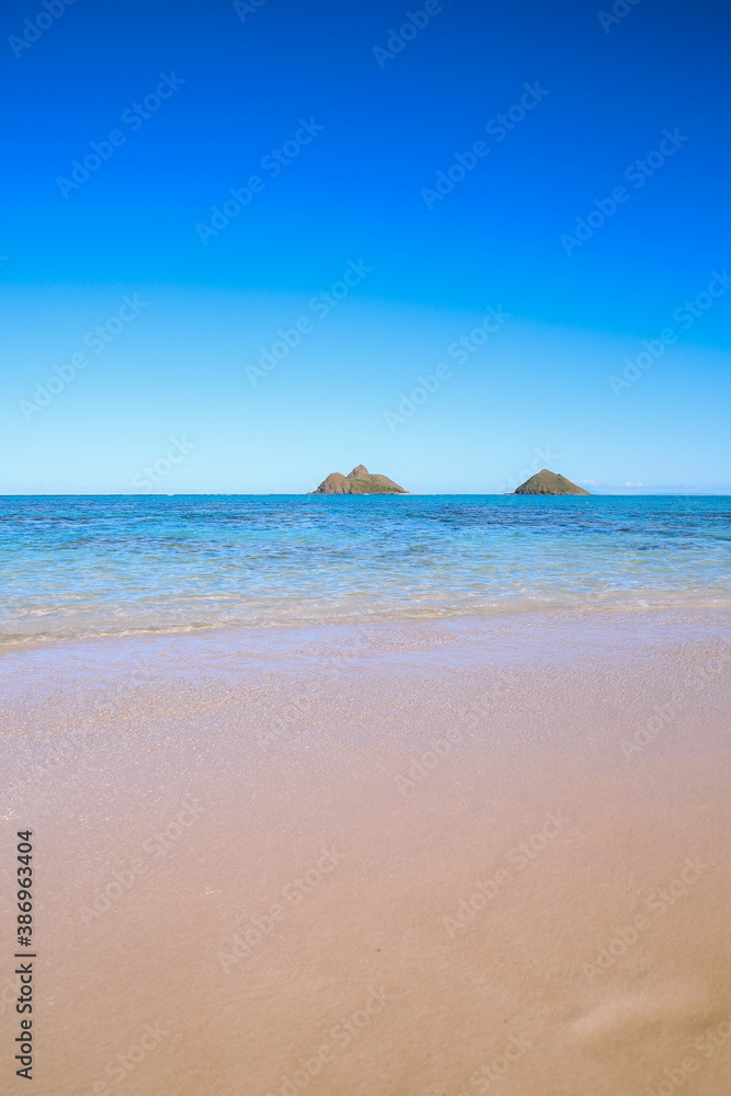 Lanikai beach, Kailua, Oahu, Hawaii