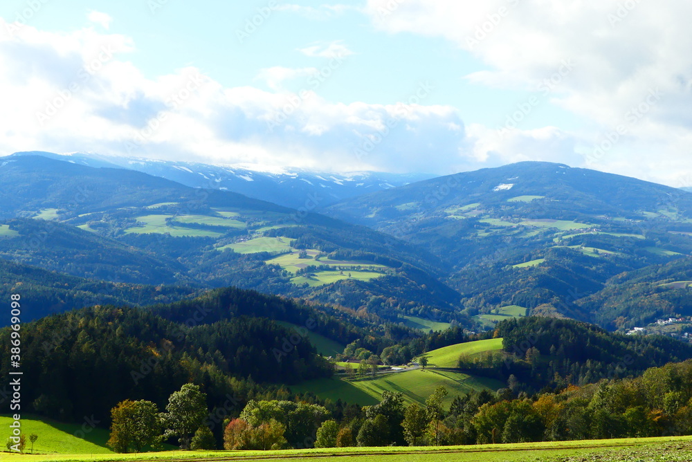 bergig, bucklige Welt in Niederösterreich