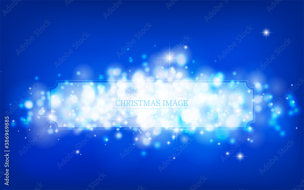クリスマスフレーム キラキラした光のアブストラクト クリスマスフレーム キラキラした光のアブストラクト