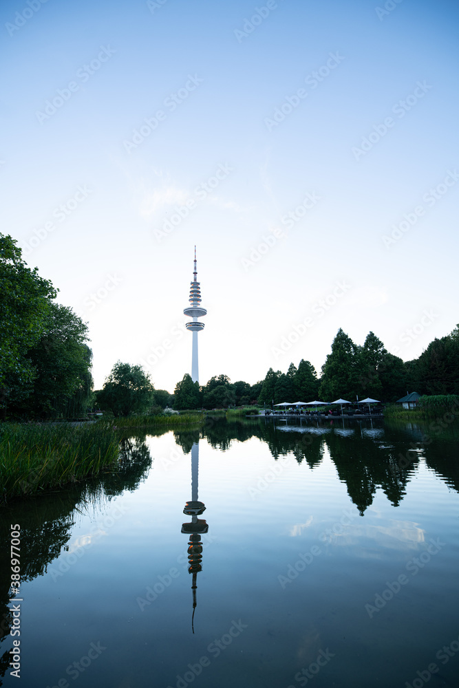 Obraz premium Planten um Blomen park in der Hansestadt Hamburg