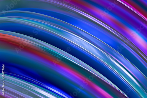 3d render  abstract background  iridescent holographic foil  metallic texture  ultraviolet wavy wallpaper  fluid ripples  liquid metal surface  esoteric aura spectrum  bright hue colors
