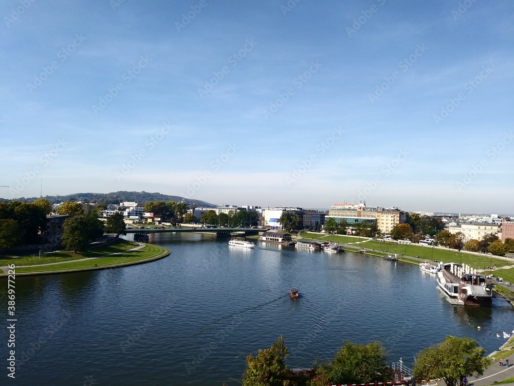krakow river view