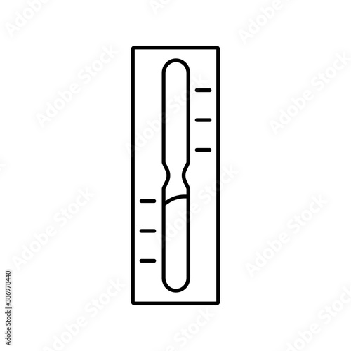 sauna timer icon element of bathhouse icon for mobile concept and web apps. Thin line sauna timer icon can be used for web and mobile. Premium icon on white background