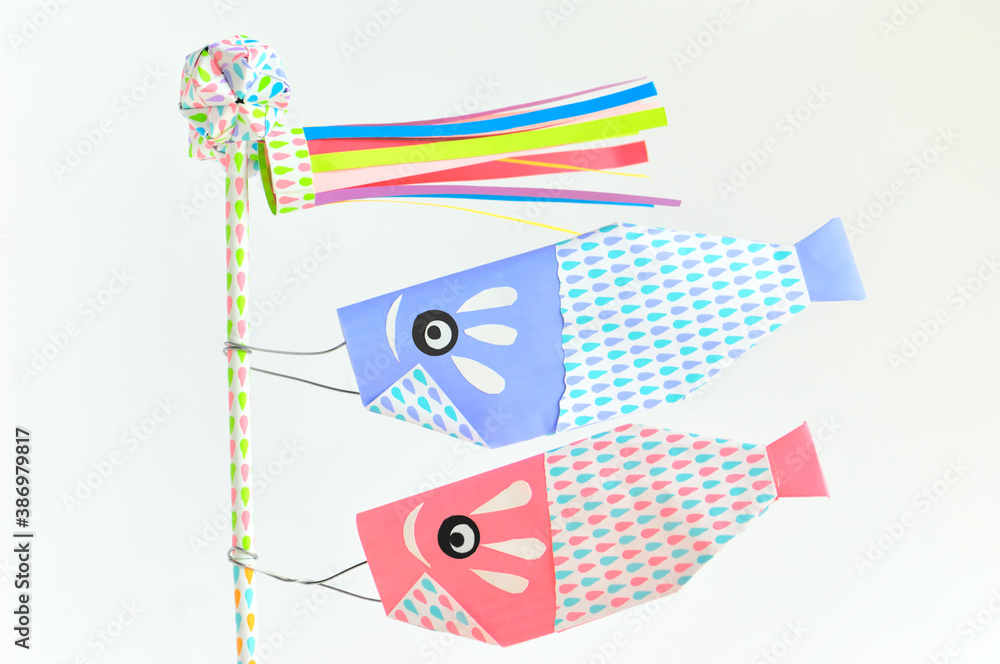 折り紙の鯉のぼり Stock Photo Adobe Stock