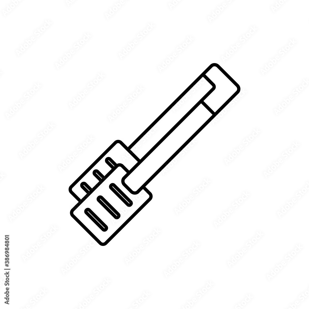 tongs for bread icon element of bakery icon for mobile concept and web apps. Thin line tongs for bread icon can be used for web and mobile. Premium icon on white background tongs for bread icon element of bakery icon for mobile concept and web apps. Thin line tongs for bread icon can be used for web and mobile. Premium icon on white background