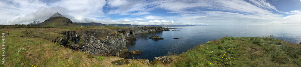 a stretch of coast of Iceland