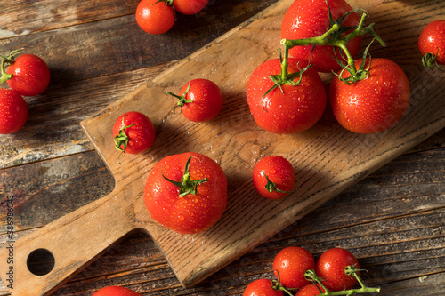 Raw Red Organic Tomatoes