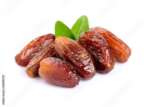 Dates fruits organic in close up.