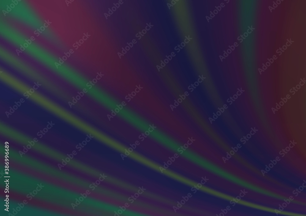 Dark Black vector blurred bright template. Dark Black vector blurred bright template.