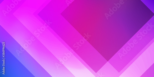 Colorful landing page. Blurred purple and blue pink trend color gradient background with minimal geometric shapes composition. Vector illustration for your graphic design, banner, poster, website