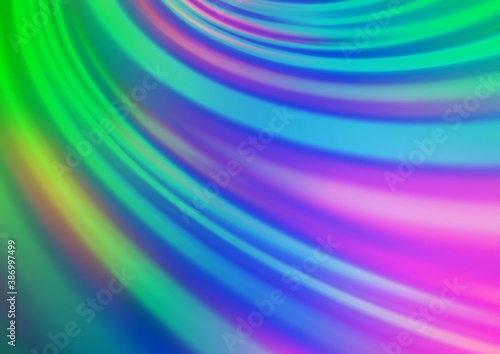 Light Multicolor, Rainbow vector glossy abstract background.