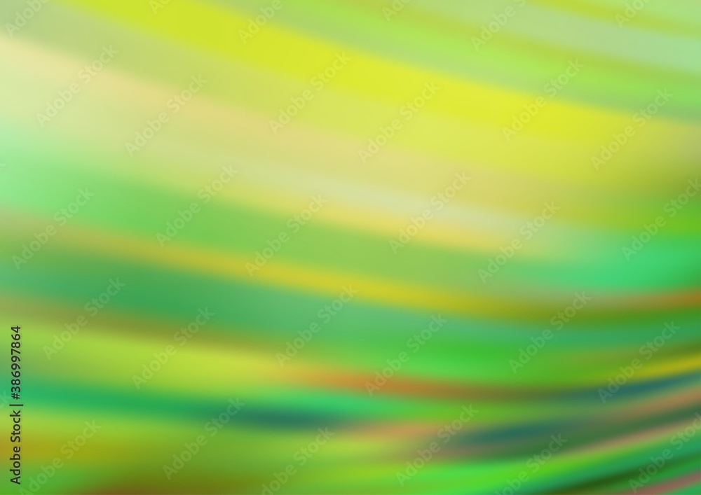 Light Green, Yellow vector blurred bright template. Light Green, Yellow vector blurred bright template.