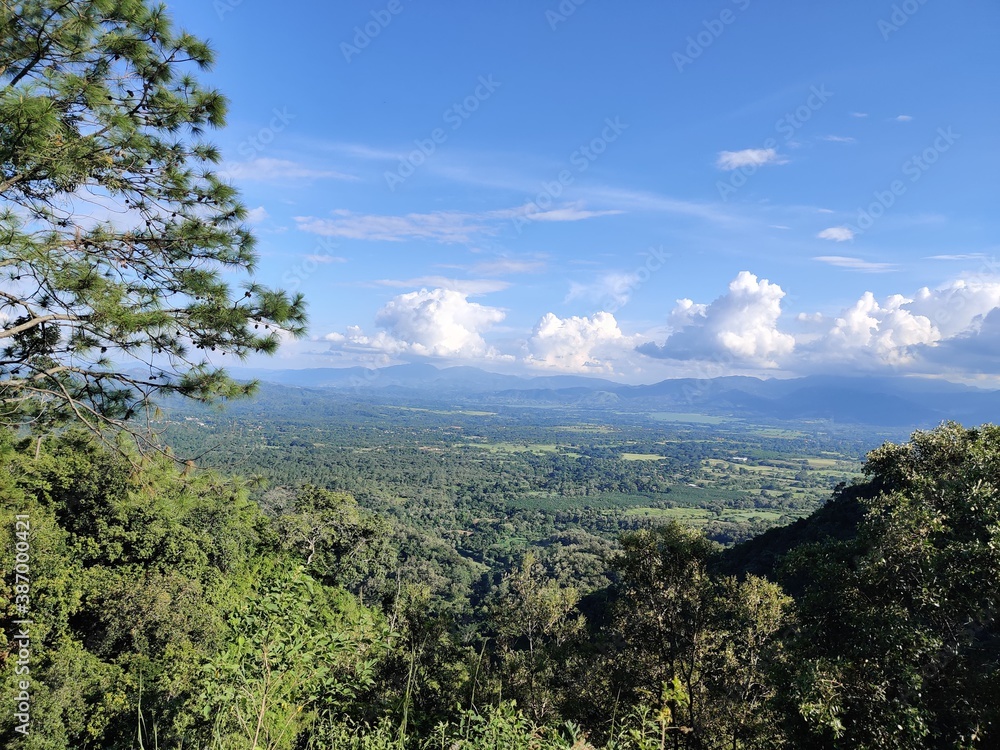 clouds over the mountains, Santa Bárbara, Honduras.