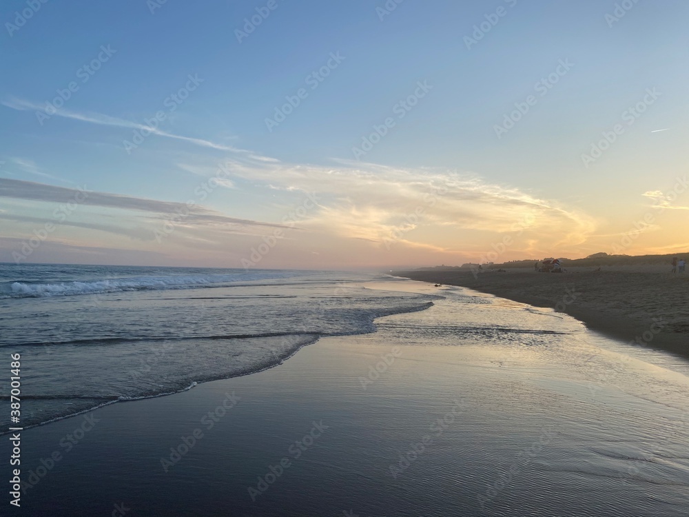 Beach sunset Beach sunset