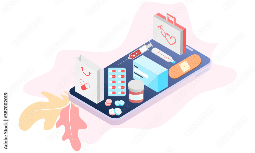 Isometric landing page design template for Online Pharmacy, Online Medicine, Medical Service and Healthcare Insurance. Flat isometric vector illustration for backgrounds, infographics, web banners. Isometric landing page design template for Online Pharmacy, Online Medicine, Medical Service and Healthcare Insurance. Flat isometric vector illustration for backgrounds, infographics, web banners.