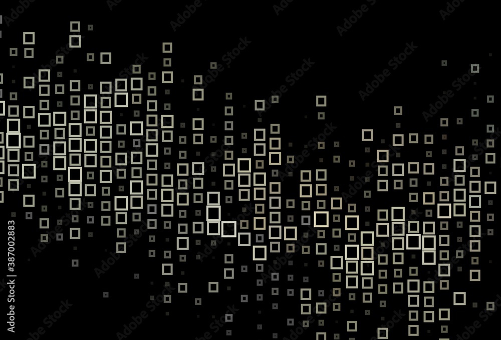 Dark Black vector texture in rectangular style. Dark Black vector texture in rectangular style.
