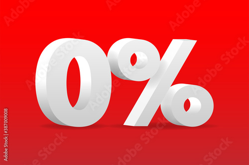 0 procent, great design for any purposes. Credit without commission symbol of 0 procent