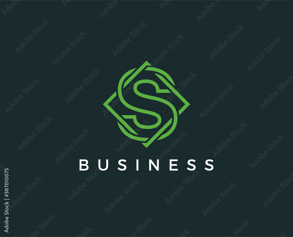 minimal letter s logo template - vector illustration minimal letter s logo template - vector illustration