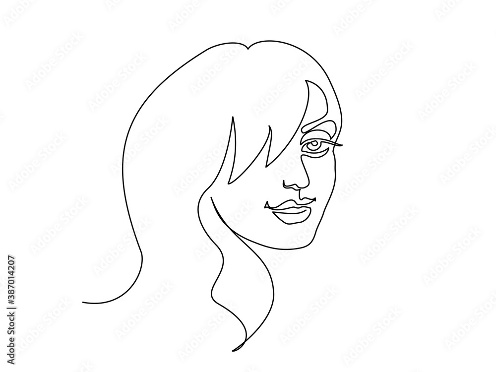 Portrait of beautiful woman on white background. Portrait of beautiful woman on white background.