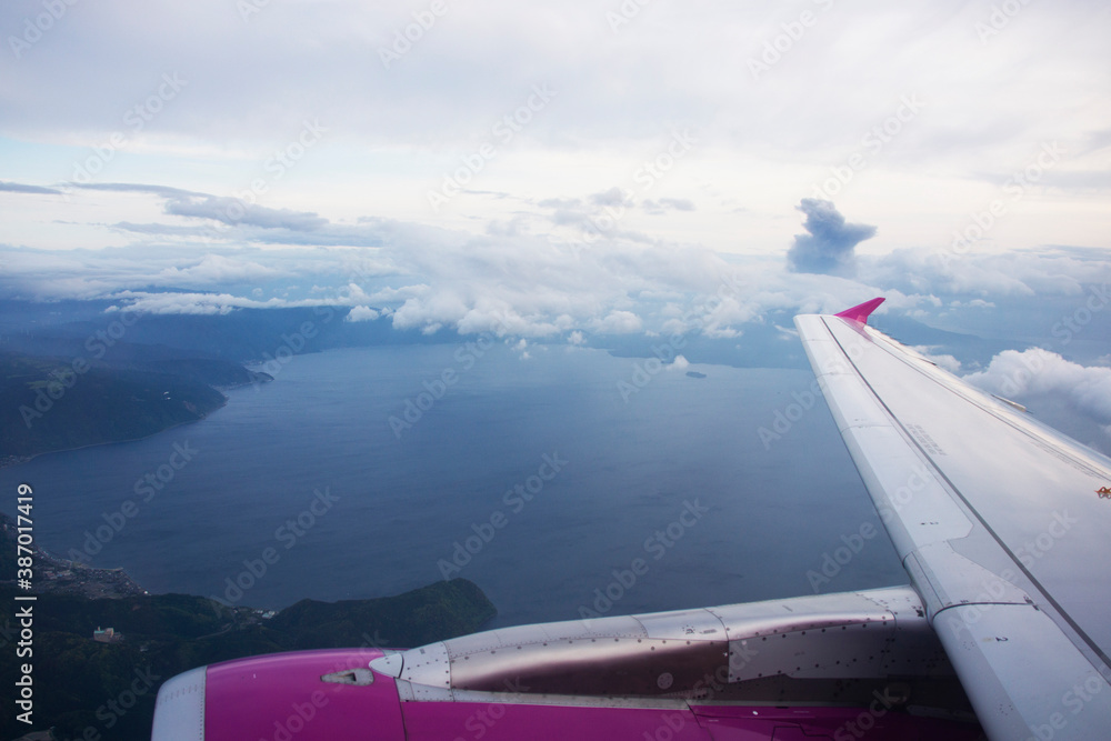 Fototapeta premium 小爆発する桜島