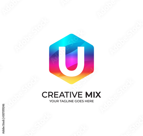 U Alphabet Modern Logo Design Concept Free Download U Alphabet Modern Logo Design Concept - GFXLoad