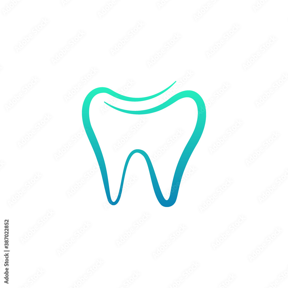 Dental clinic icon logo vector design Dental clinic icon logo vector design
