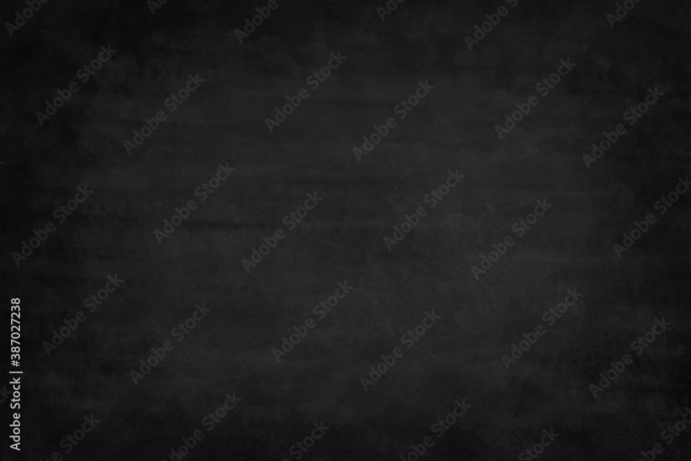 Chalk board background.Blackboard Chalkboard texture.Empty blank black grey dirty chalkboard.School board background with traces of white chalk.Cafe, bakery, restaurant menu template.Grunge copy space