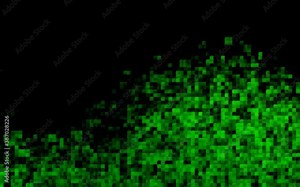 Dark Green vector layout with lines, rectangles.