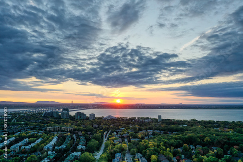 Lever de soleil sur l'Ile des Soeurs