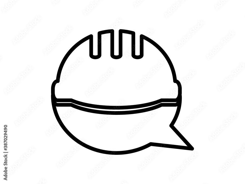 helmet of the builder icon vector illustration eps10 helmet of the builder icon vector illustration eps10